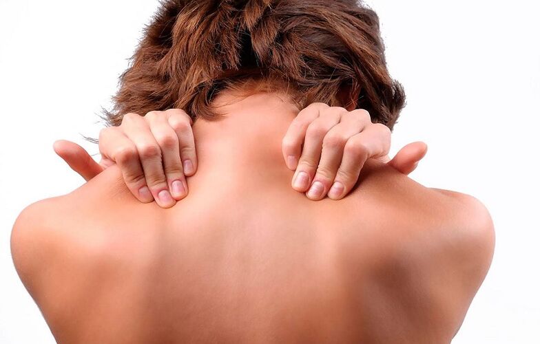 Pain with cervical osteochondrosis