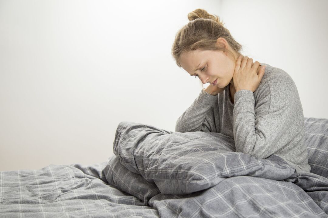 Women with symptoms of cervical osteochondrosis